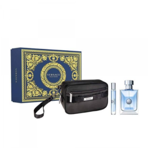Set Nước Hoa Versace Pour Homme 3pcs ( EDT 100ml & EDT 10ml & Túi )