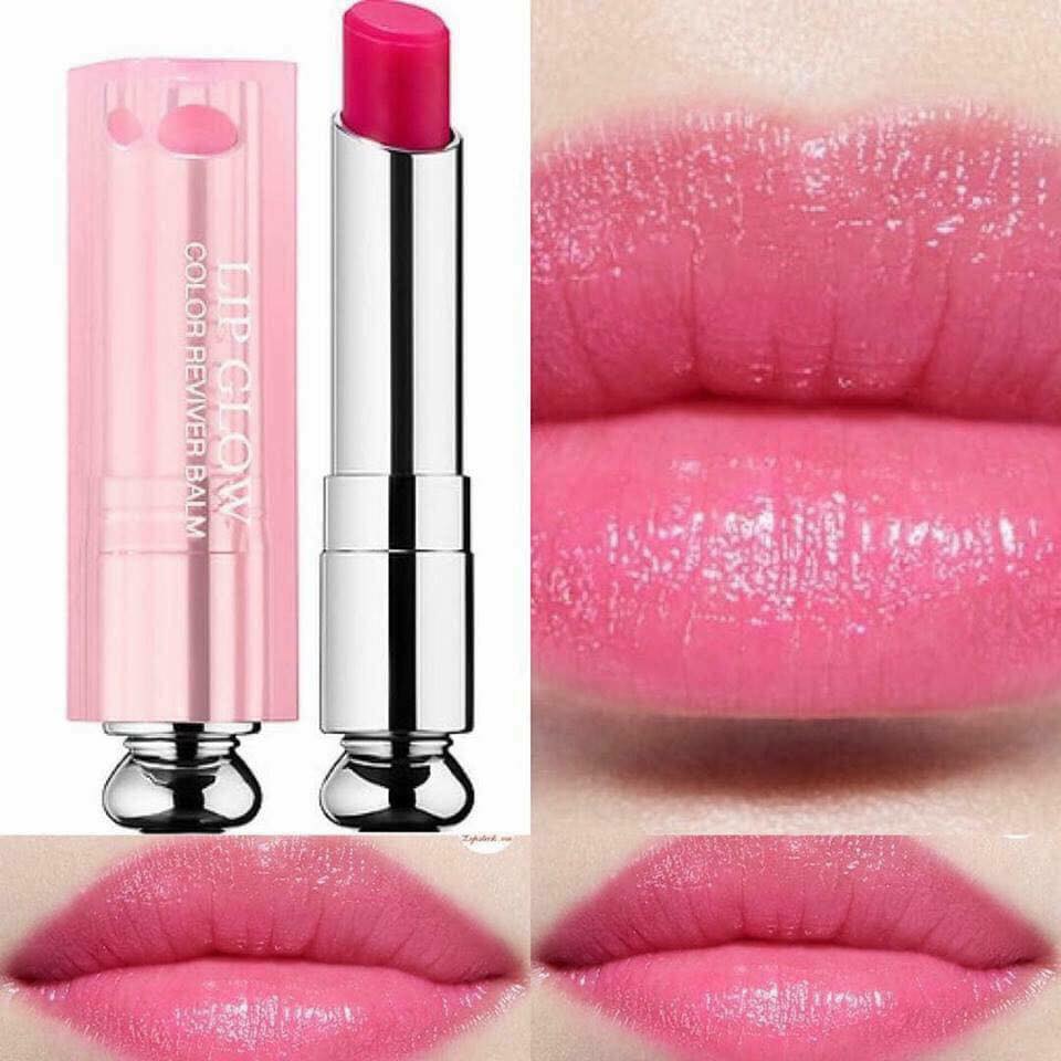 Son Dưỡng Dior Addict Lip Glow Màu Raspberry 007  Hồng Cánh Sen  KYOVN