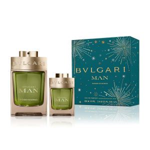 Set Nước Hoa Bvlgari Man Wood Essence EDP (100ml x 15ml)